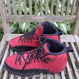 Jordan 12 Retro Reverse Flu Game GS Size 7Y (153265-602)